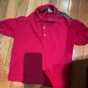 Fendi Mids signature red shirt